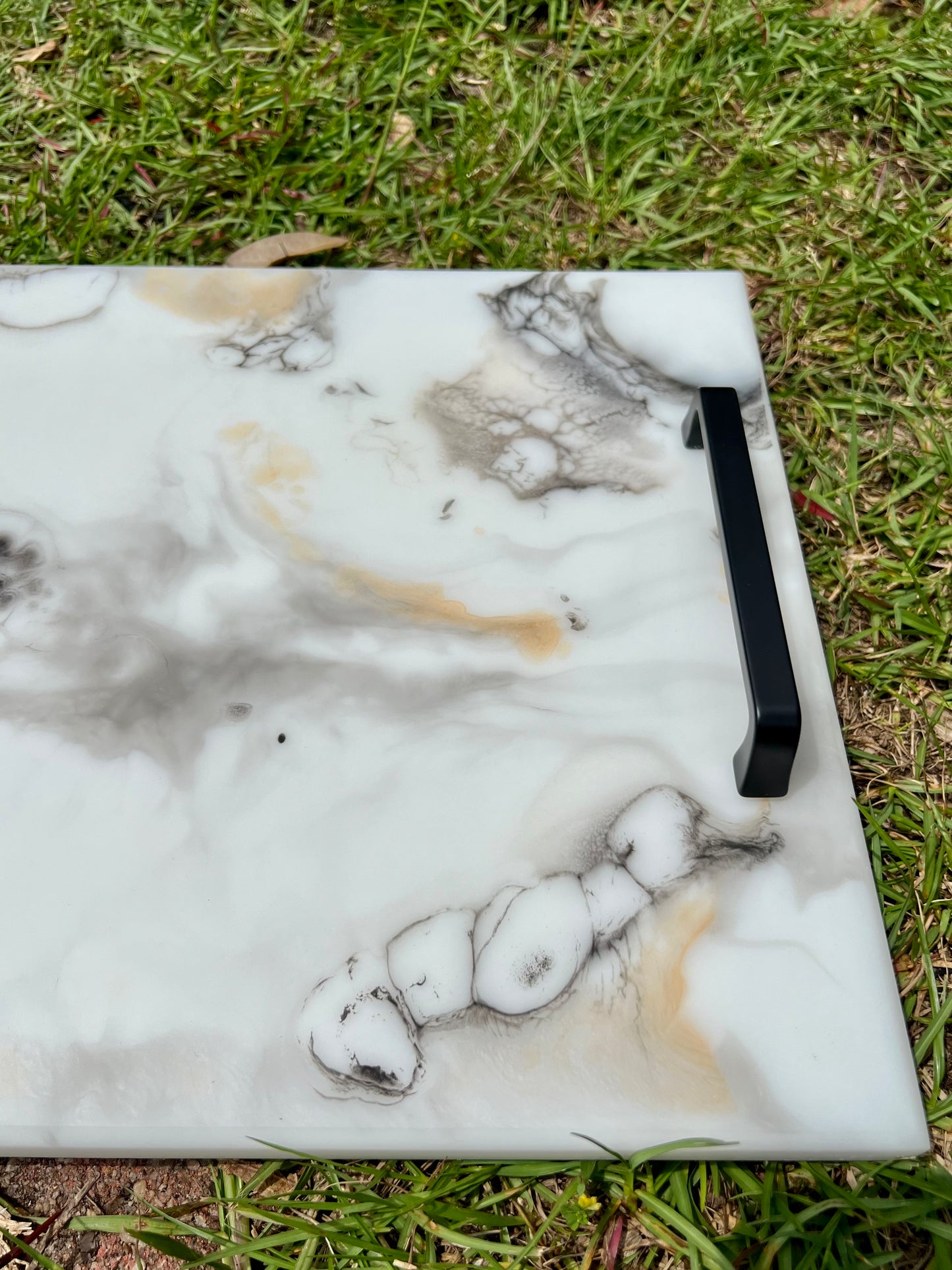 Marbled Resin Serving Tray