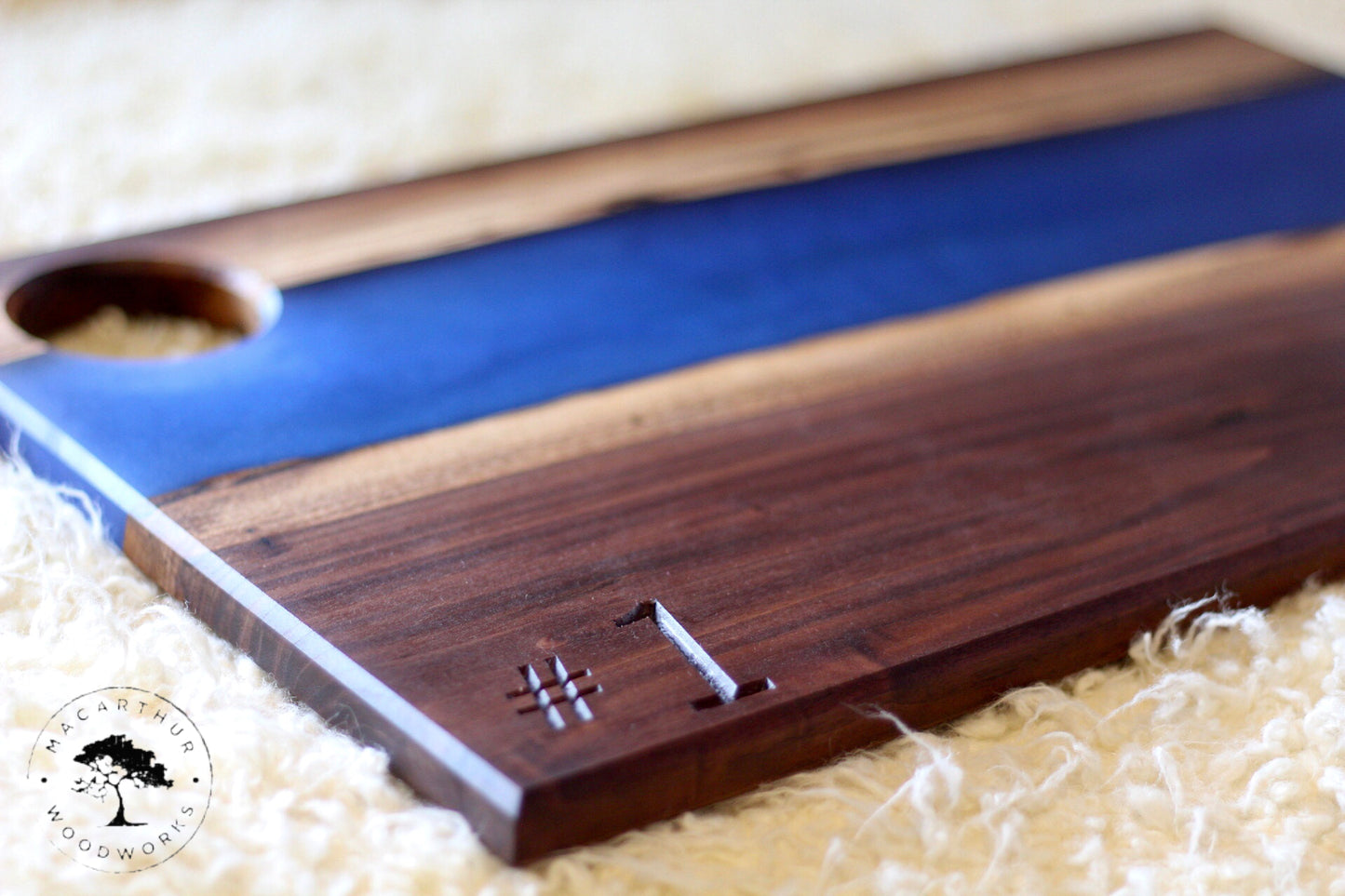 "Thrive" Resin Charcuterie Board (Custom Engraved)