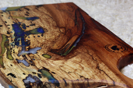 Pecan / Mixed Resin Charcuterie Board