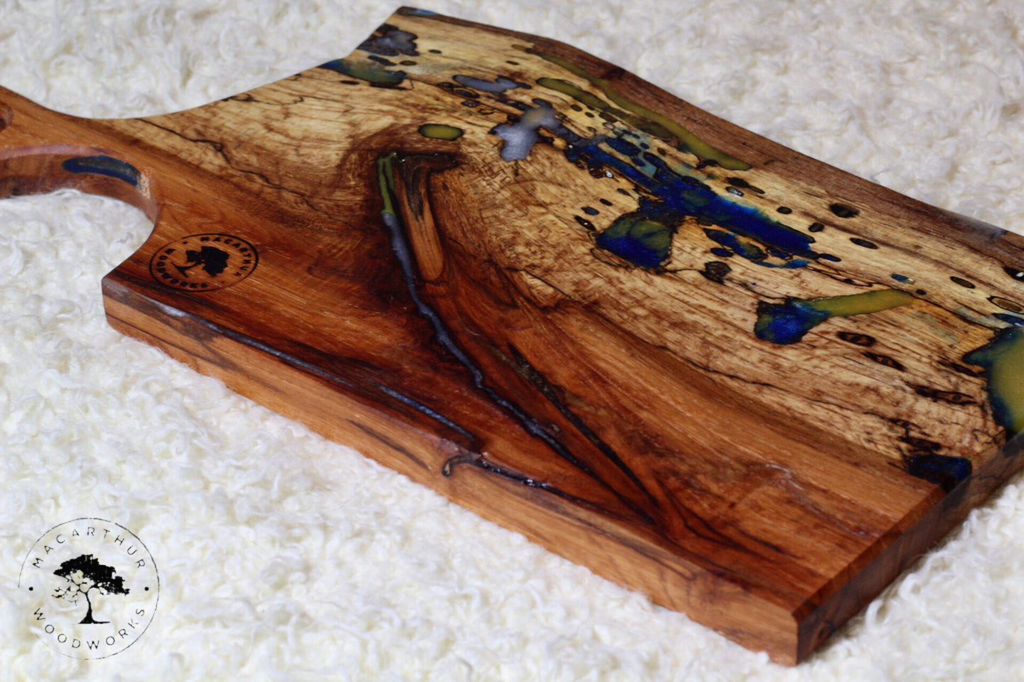 Pecan / Mixed Resin Charcuterie Board