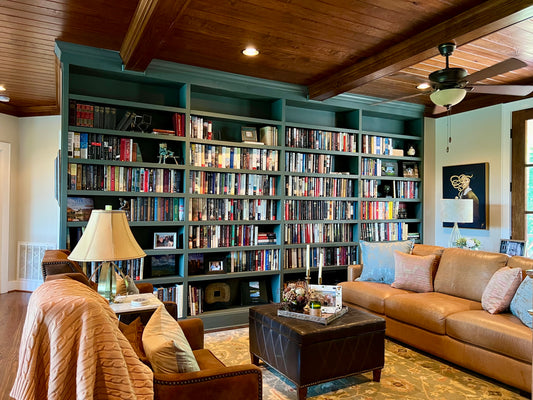 Custom Built-In Bookshelves