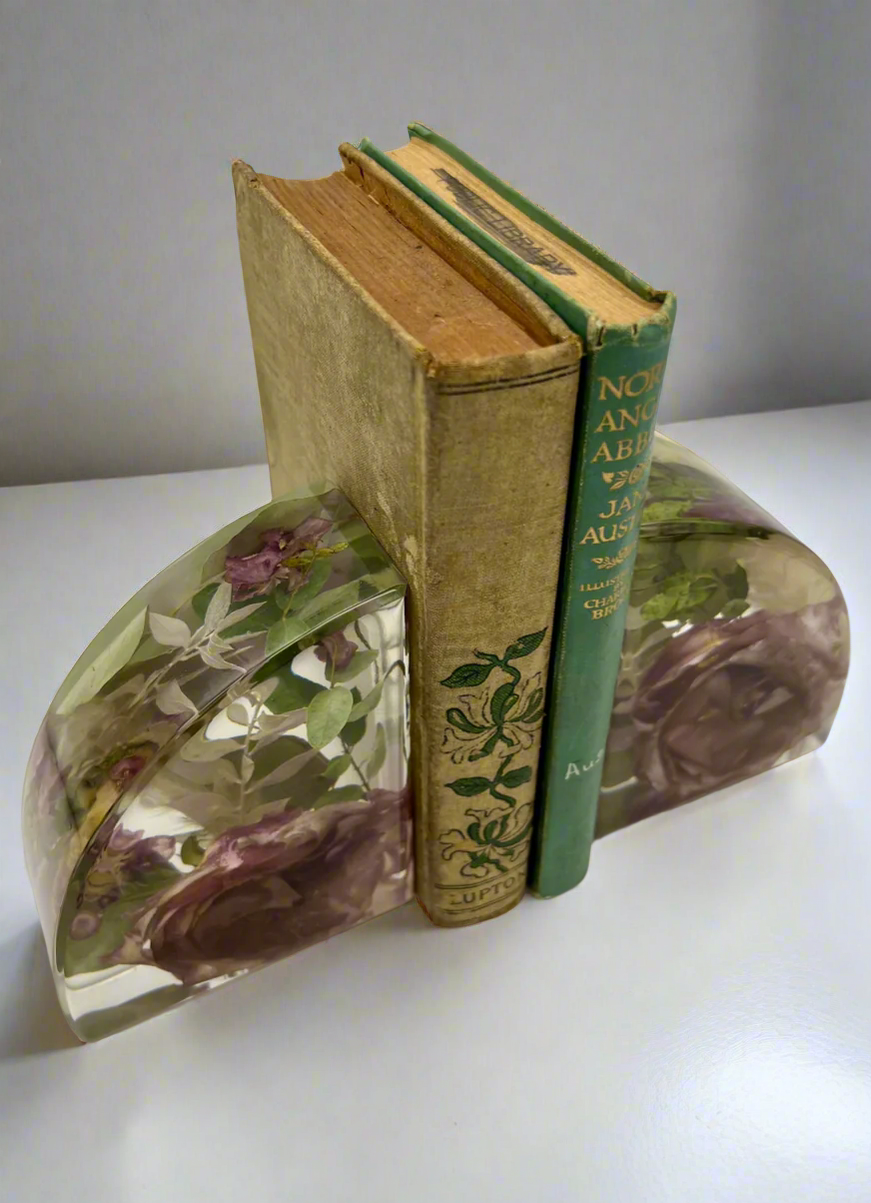 Large Floral Bookends (1 of 1)