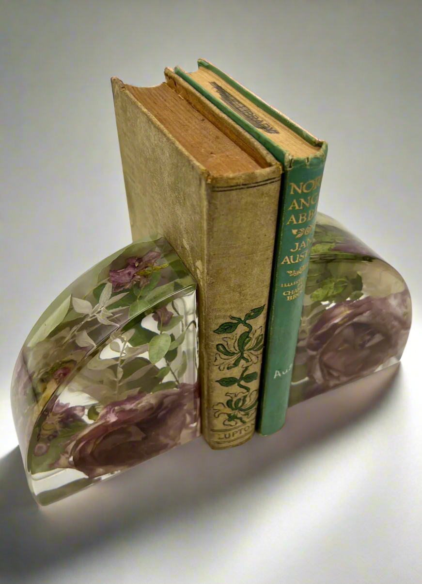 Large Floral Bookends (1 of 1)