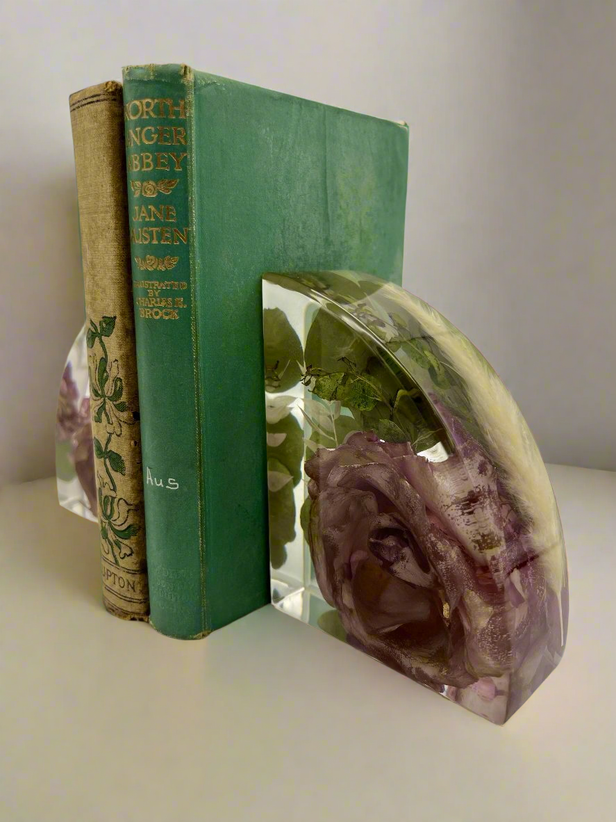 Large Floral Bookends (1 of 1)