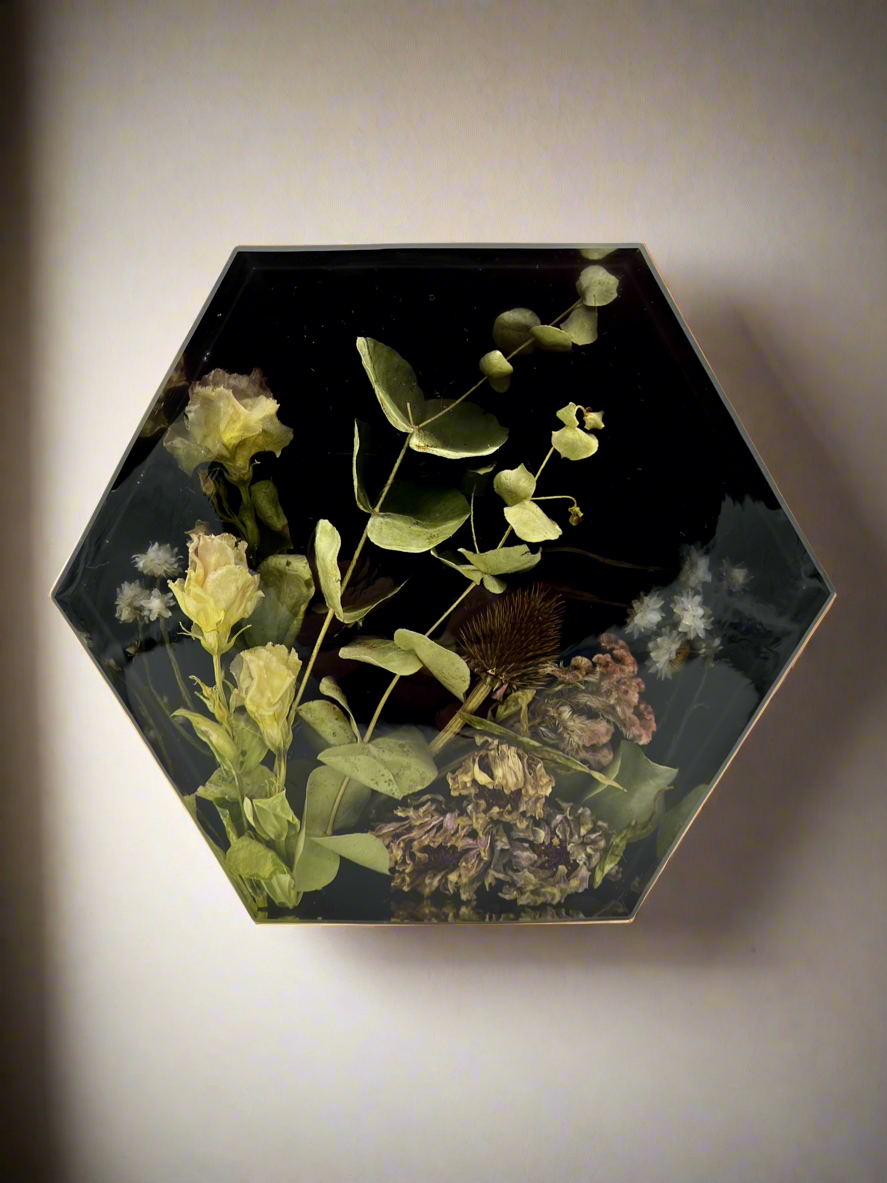 Medium Floral Hexagon (1 of 1)