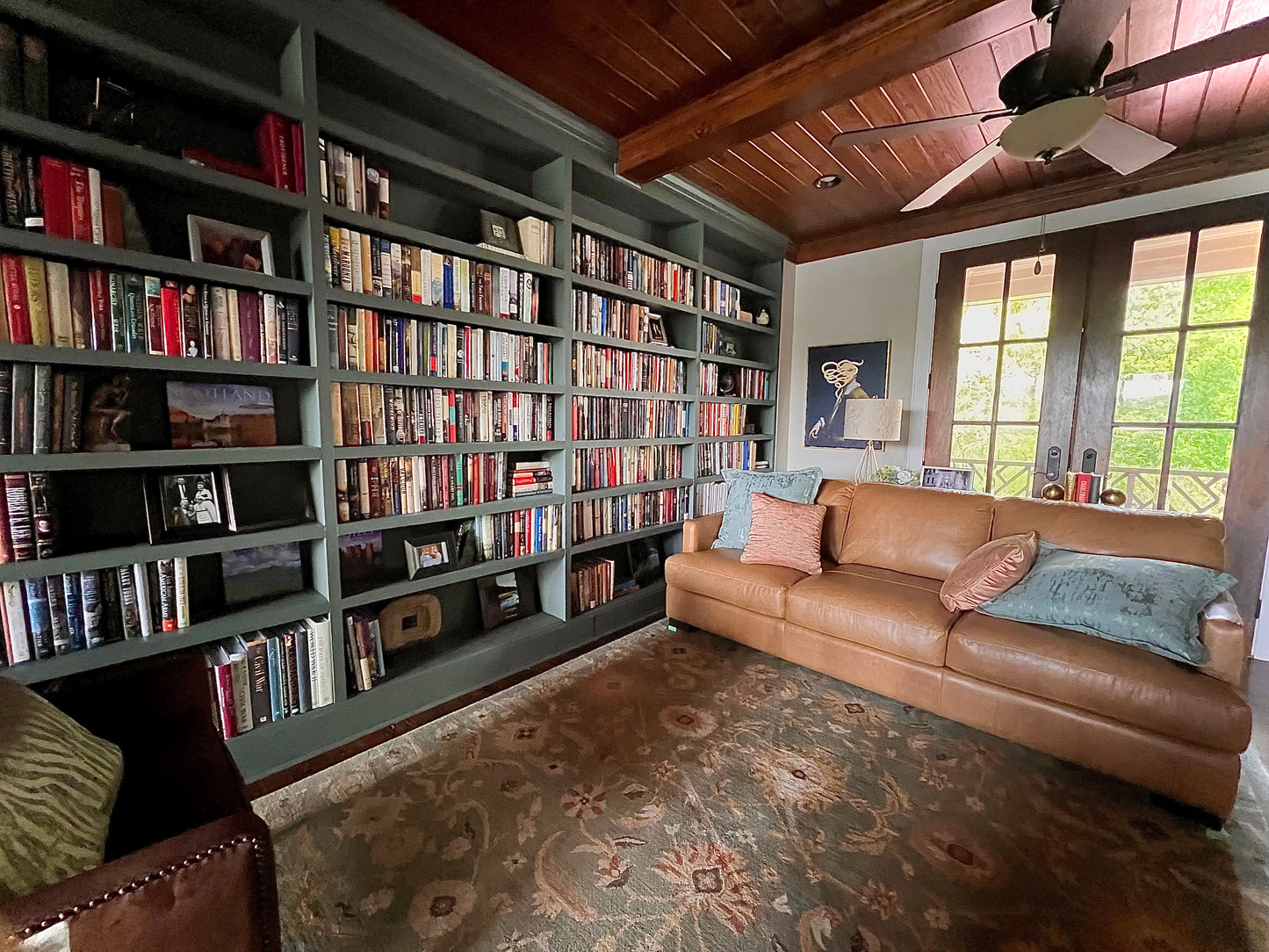 Custom Built-In Bookshelves