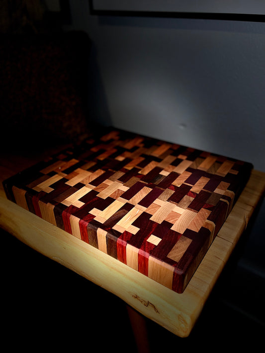 Chaos End Grain Cutting Board