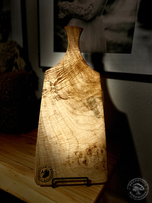 Maple Burl Charcuterie Board